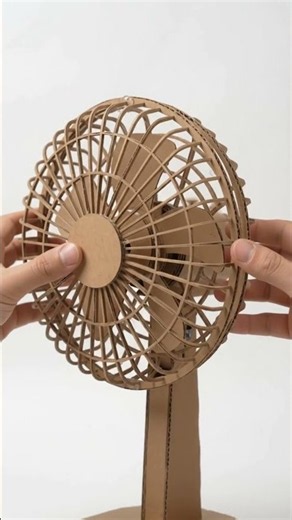 DIY Working Cardboard Desk Fan | Simple & Easy Craft #viral #craft #diy