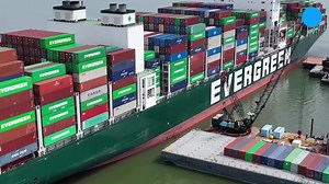 Ever Forward cargo ship freed after more than a month stuck in Chesapeake Bay