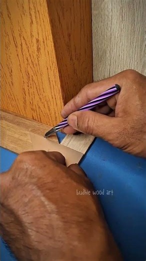 How to Cut Perfect Baseboard Miters Around Corners #shorts