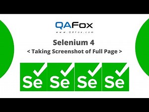 Selenium 4 - Taking screenshot of the full page using getFullPageScreenshotAs()