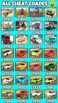 Indian Bikes Driving 3D || All NEW UPDATES CHEATS CODES #shorts #short