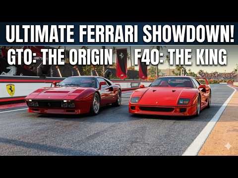 GTO vs F40: Which FERRARI LEGEND Dominates Sim Racing?