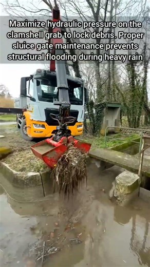 Crane VS Clogged Canal