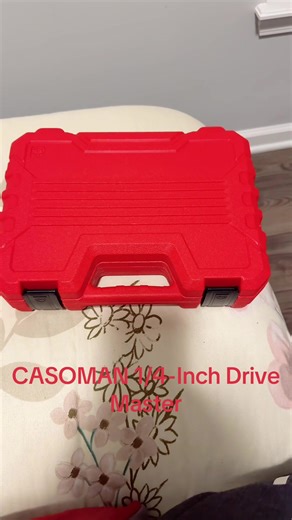 #CASOMAN 1/4-Inch Drive Master Socket Set with Ratchets, Adapters, Extensions with 1/4
