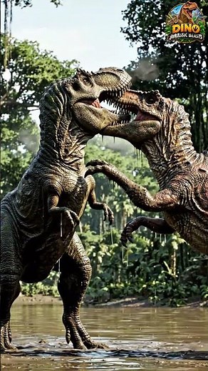 T-REX vs SPINOSAURUS: The Ultimate Prehistoric Battle! 🦖🔥