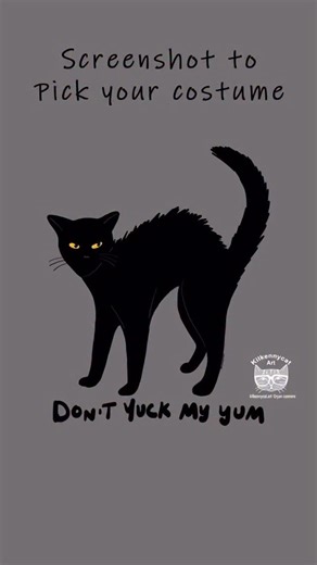Time to share again because Halloween is just around the corner!! What are you dressing up as? 🐈‍⬛👻🎃 #cat #art #kilkennycatart #halloween #blackcat #spookyseason | Ryan Conners - Kilkennycat Art