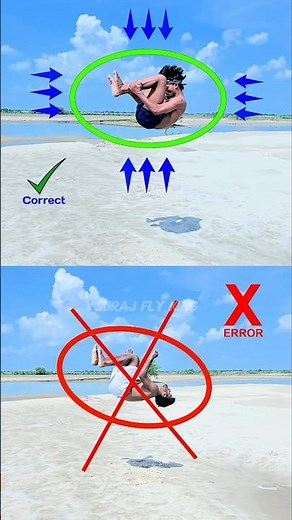 Fix Your Mistakes in Backflip 🤔? #backflip #tutorial #frontflip