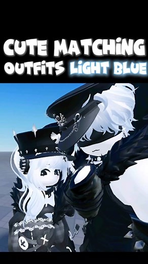 Cute Matching Roblox Outfits in Light Blue | Roblox Games