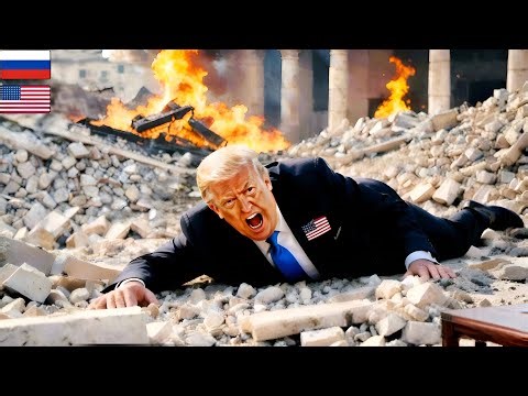 2 hours ago! A devastating Russian SU-57 strike destroyed the US Presidential Palace in an instant!