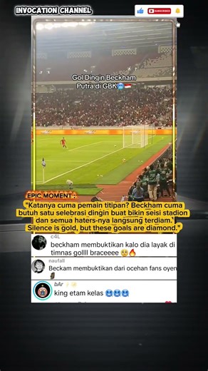 BECKHAM BAYAR TUNTAAS OCEHAN NETIZEN !!! #timnasindonesia #beckam #persib #timnasupdate