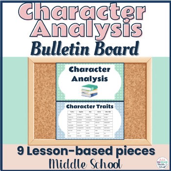 Character Analysis l Reading Fiction| Reading Lesson | Bulletin Board Reference