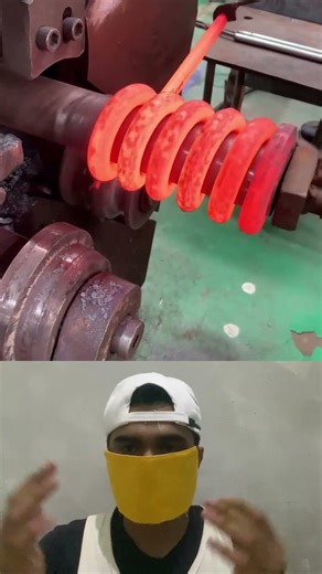 Red Hot Steel Turns Into Chain