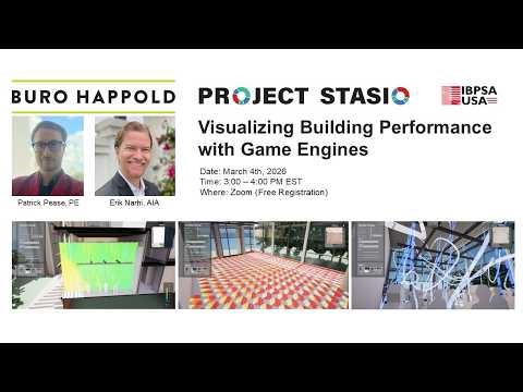 Project StaSIO: Visualizing Building Performance with Game Engines