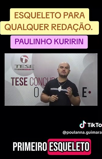 Esqueleto de Redação: Dicas para Concurseiros