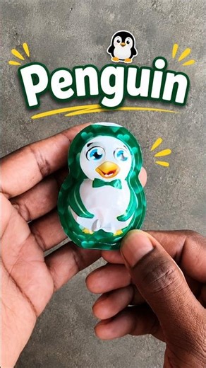 Penguin Toy Unboxing 🐧 | Cute Surprise Reveal 😍 #shorts