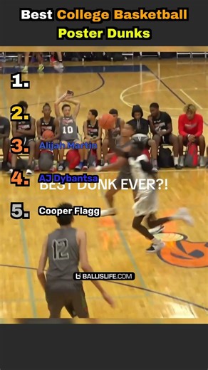 Best College Basketball Dunks #collegebasketball #marchmadness