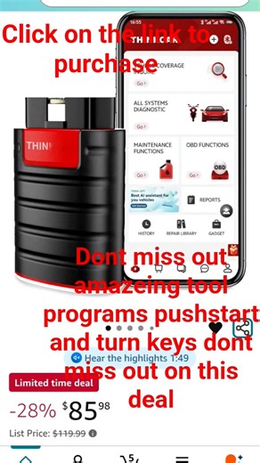 Thinkdiag OBD2 Scanner Bluetooth