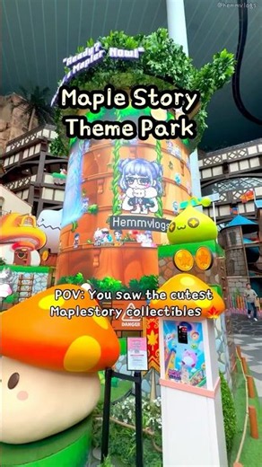 The kind of slimes I played with in my childhood : maplestory #lotteworld #toys #slime #ellinia