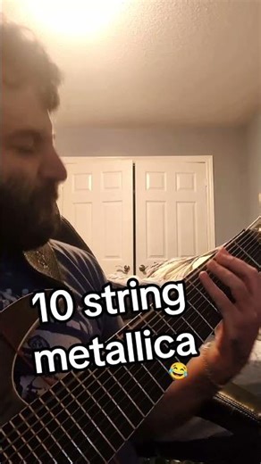 10 string metallica riff #guitar #metal