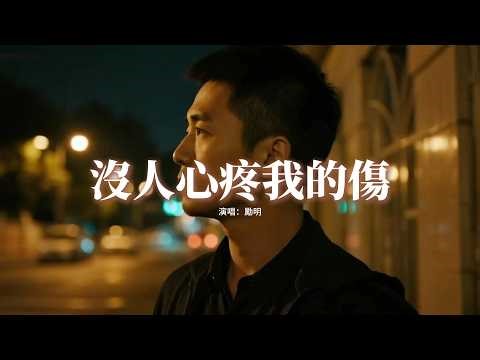 勵明 - 沒人心疼我的傷『我沒人撐腰沒人幫，沒人心疼我的傷，只能在漆黑的地方，一次又一次的死扛。』【動態歌詞MV】
