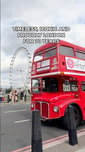 70 YEARS of the iconic London Routemaster bus ❤️⁠ #brigitsbakery #makinglondonsmile #travel