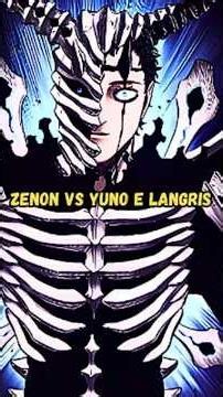 Black Clover: Zenon vs. Yuno and Langris, Yuno is recognized by Langris
