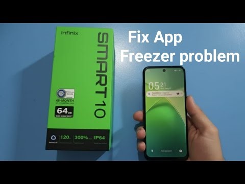 Infinix Smart 10 - How To fix App Freezer Problem