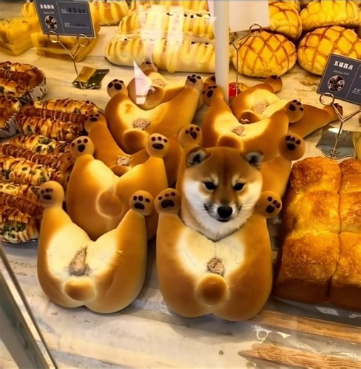 Transforming Bread into Shiba Inu Puppies