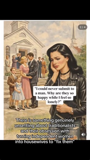 It needs to be studied how people claim that feminists are obsessed with trad wives but you wouldn’t see a feminist posting this kind of video. #fyp #feminism #tradwives