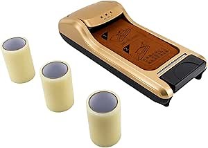 Automatic Shoe Covers Dispenser, Shoe Cover Machine with 3 Rolls Shoe Membrane Disposable Boot Cover Waterproof, Dust Proof, for Medical, Home, Shop and Office