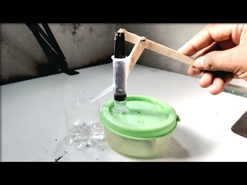 How to Make a Hand Pump Using Syringe | Easy DIY Water Pump Project