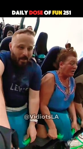 Check out the funniest Roller Coaster Moments! 🚗 😂