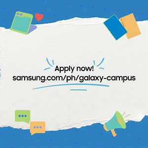 Ready for an epic ride with Galaxy Campus? 🚀 Brace yourself for a galaxy’s worth of exclusive perks and freebies once you're in the program! 📱 First dibs on new Galaxy devices 💅 The full Galaxy flagship experience 💰 A monthly allowance to help you create 🤵 Invites to exclusive events 💪 The chance to show off your creation skills! Don’t miss this chance of a lifetime! Registration is open until June 15 only! #GalaxyCampusPH 🚀 | Samsung