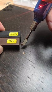 This is really cool!👍 Useful repair tip for everyone!🛠️ How to fix a chip on furniture, doors and floors in 1 minute?👌😉 I use only hard waxes soldering iron spatula = Quick repair! I will answer all your questions in the comments!✍️ 👉 YouTube channels - The Restorer, The Restorer TIPS #therestorer #restoration #repair #diy #lifehacks #furniture #surfacerepair #art #asmr #tips #handyman #chips | The Restorer