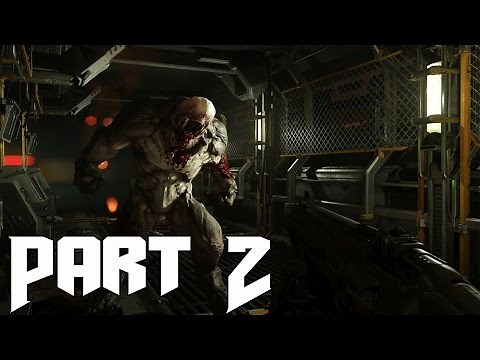 DOOM Walkthrough Gameplay Part 2 – Yellow Key Card