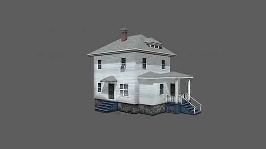Farm House - Download Free 3D model by MaX3Dd