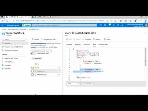 Understand about How to Implement Json File Extract using Data Flows in Azure Data Factory