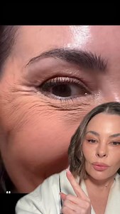 Creasing concealer is inevitable as we age. #roc_partner @rocskincare Revive Glow Eye Balm to smooth & hydrate the under-eye area #skincareover40 #eyebalm #vitaminc #makeupover40 | Erica Taylor