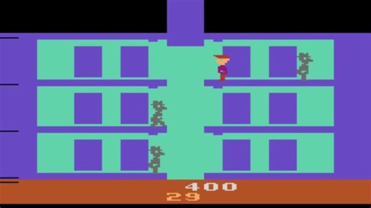 Atari雅达利老游戏：电梯大战 Elevator Action