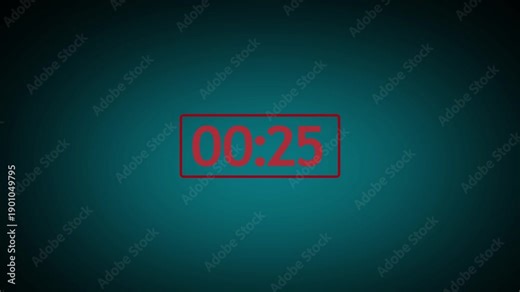 30 second Digital countdown 90 seconds. one minute countdown timer animation. Dynamic 30s Countdown Animation Engaging Timer Visuals for Events 4k video