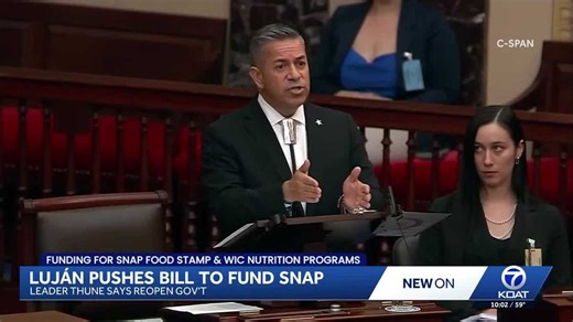 Luján, Thune spar over SNAP funding amid government shutdown
