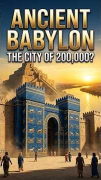 Ancient Babylon: The Lost Wonder of the Ancient World 🏛️ | 3D History #shorts