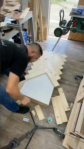 DIY Herringbone Tabletop - Herringbone Coffee Table - DIY Home Furniture