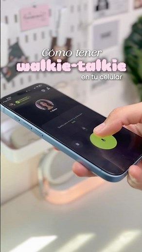 How to turn your phone into a walkie-talkie and talk in real time 💬 #phonehacks #apps