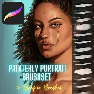 Procreate Painterly Portrait Brushset Professional 15 Digital Brushes Character Design Portraits Digital Oil Painting Pastel Acrylic Smudge - Etsy Canada