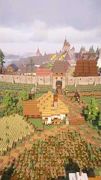 Stadt Holzenfels minecraft medieval city #minecraft #minecraftcitybuild #minecraftbuildings