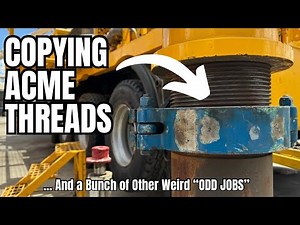 Making Acme Threaded Jack Clamps | Megabore Chuck Repair | Milling Lifting Bells | HTS Drill Setup