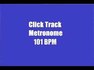 Click Track - Clicktrack - Metronome - 101 BPM