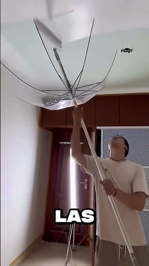 The Umbrella Hack for Painting Ceilings 😱☂️