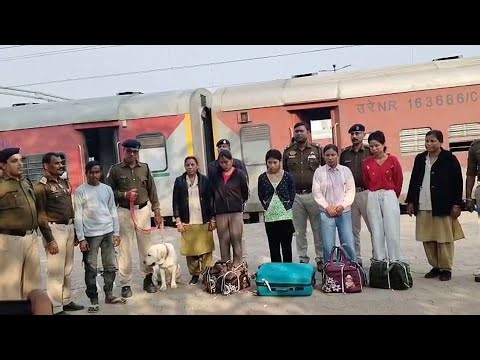 Four Women Arrested with 46 kg dry Cannabis at Agartala Railway Station